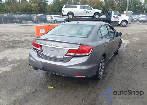 2015 Honda Civic Ex-L z USA, uszkodzony, nr VIN 19XFB2F95FE030889